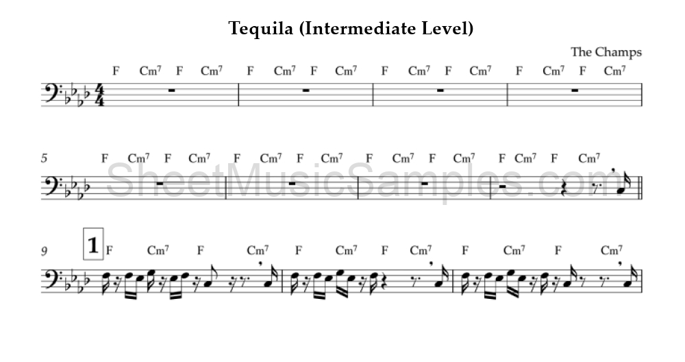 Tequila (Intermediate Level)