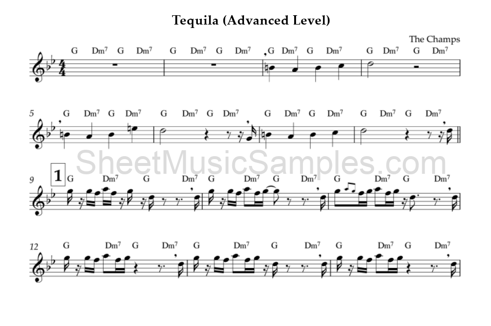 Tequila (Advanced Level)