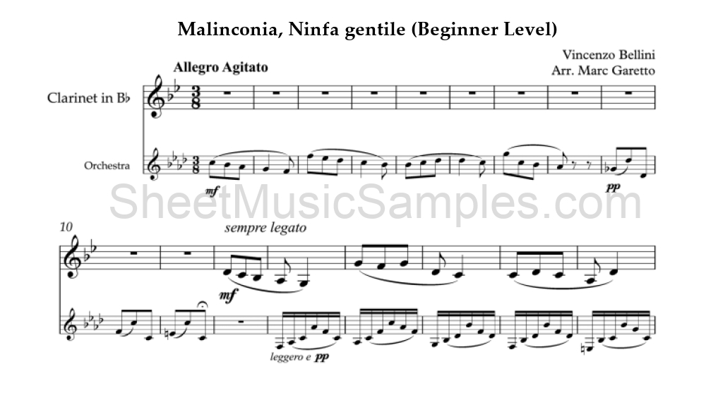 Malinconia, Ninfa gentile (Beginner Level)