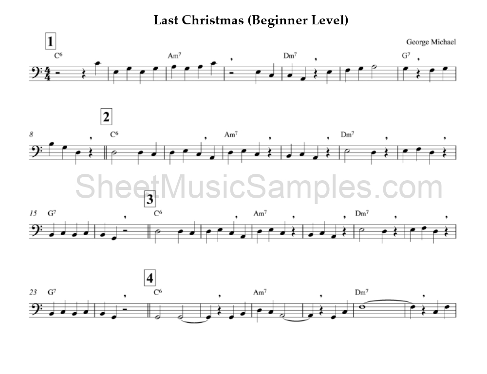 Last Christmas (Beginner Level)