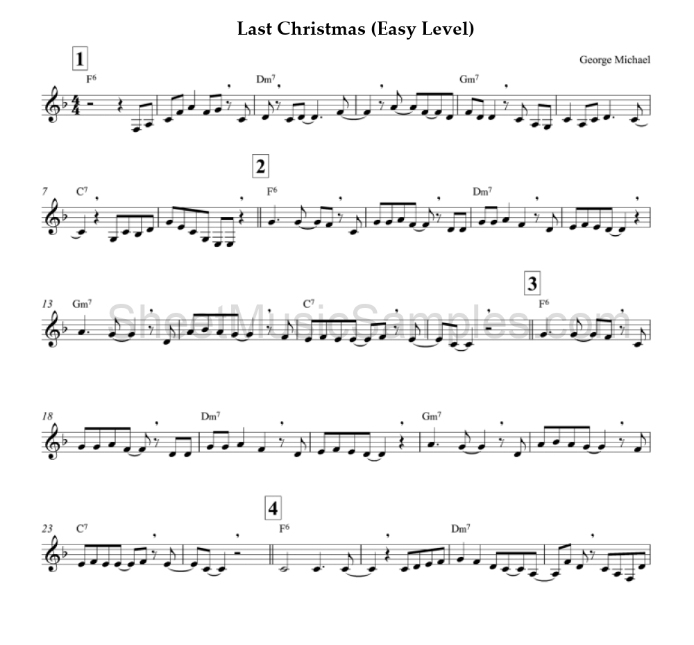 Last Christmas (Easy Level)