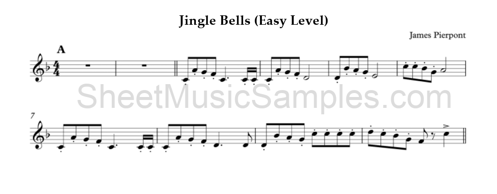 Jingle Bells (Easy Level)