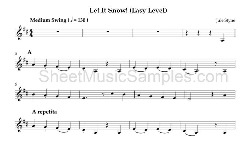 Let It Snow! (Easy Level)