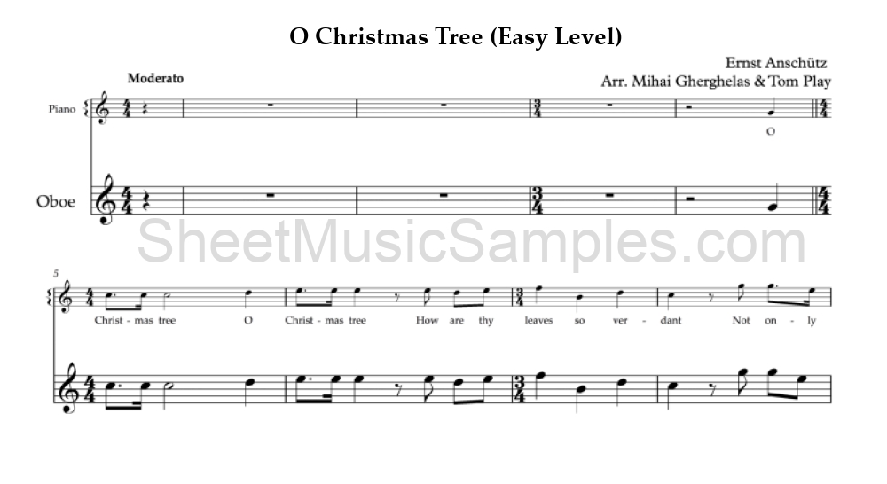 O Christmas Tree (Easy Level)