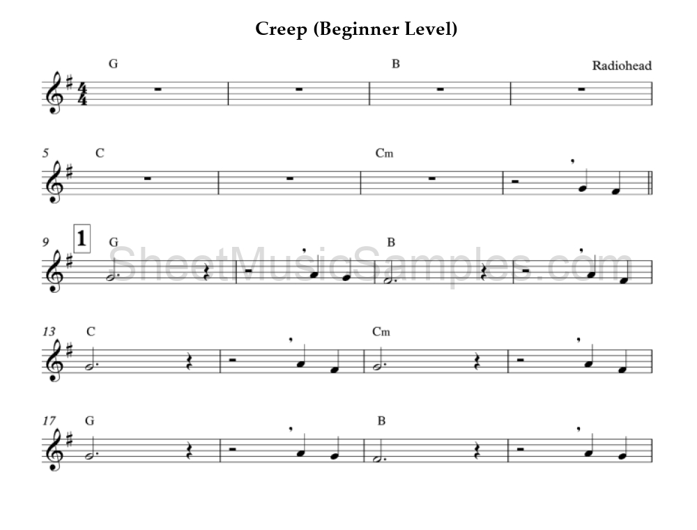 Creep (Beginner Level)