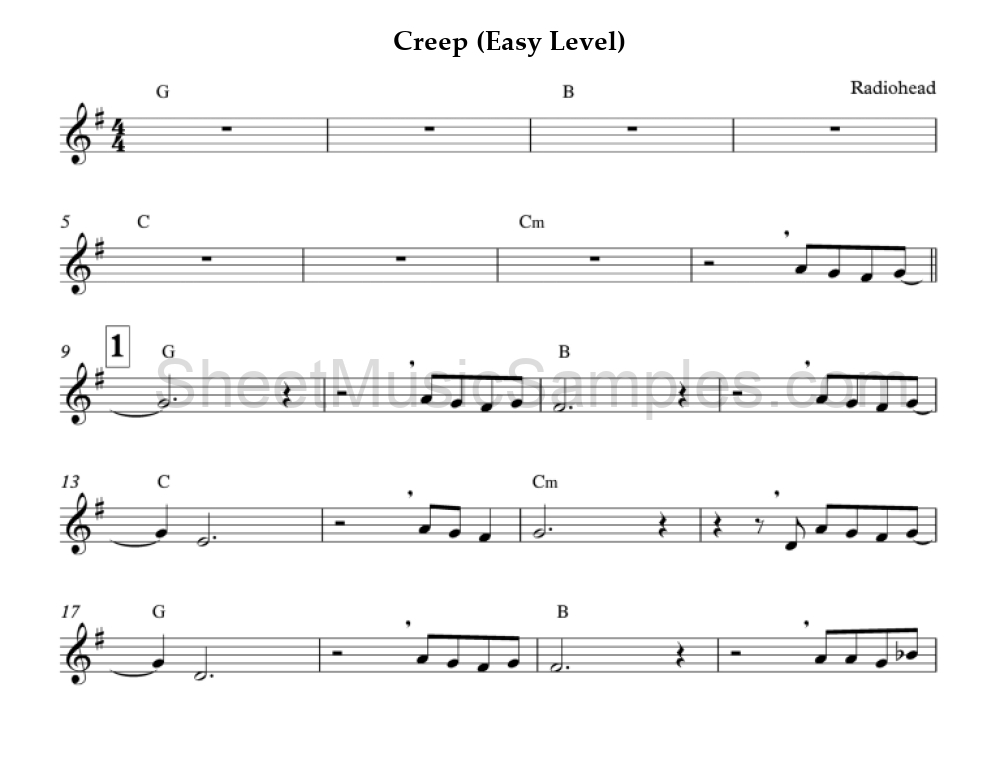 Creep (Easy Level)