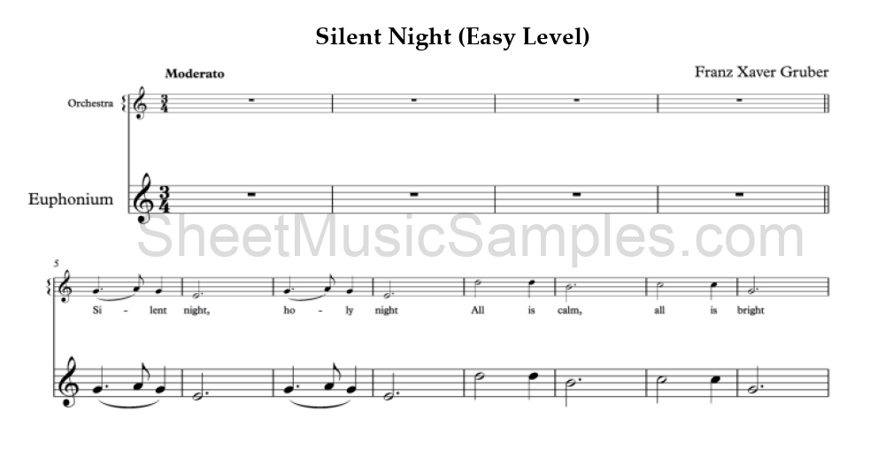 Silent Night (Easy Level)