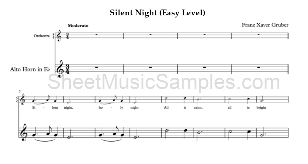 Silent Night (Easy Level)