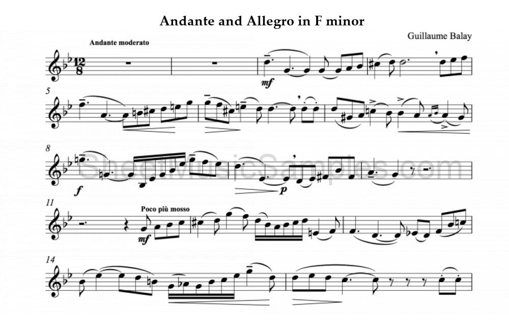 Andante and Allegro in F minor