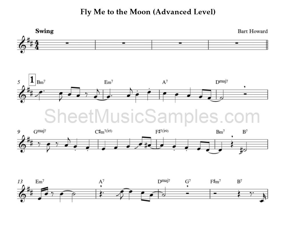 Fly Me to the Moon (Advanced Level)