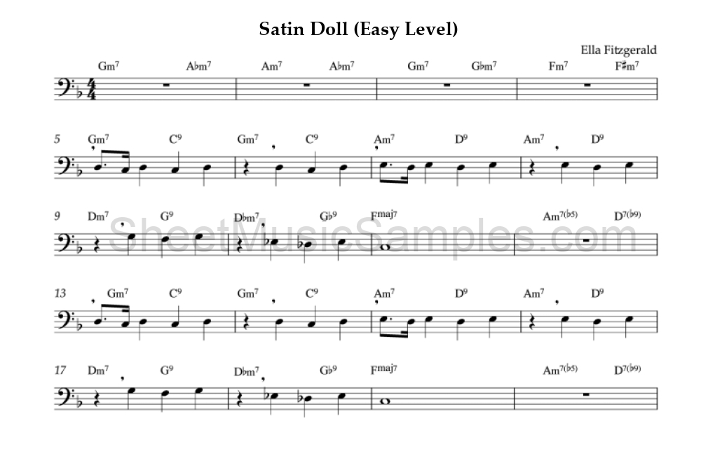 Satin Doll (Easy Level)