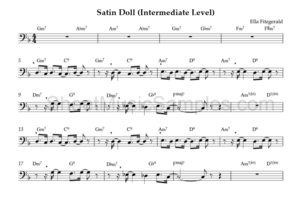 Satin Doll (Intermediate Level)