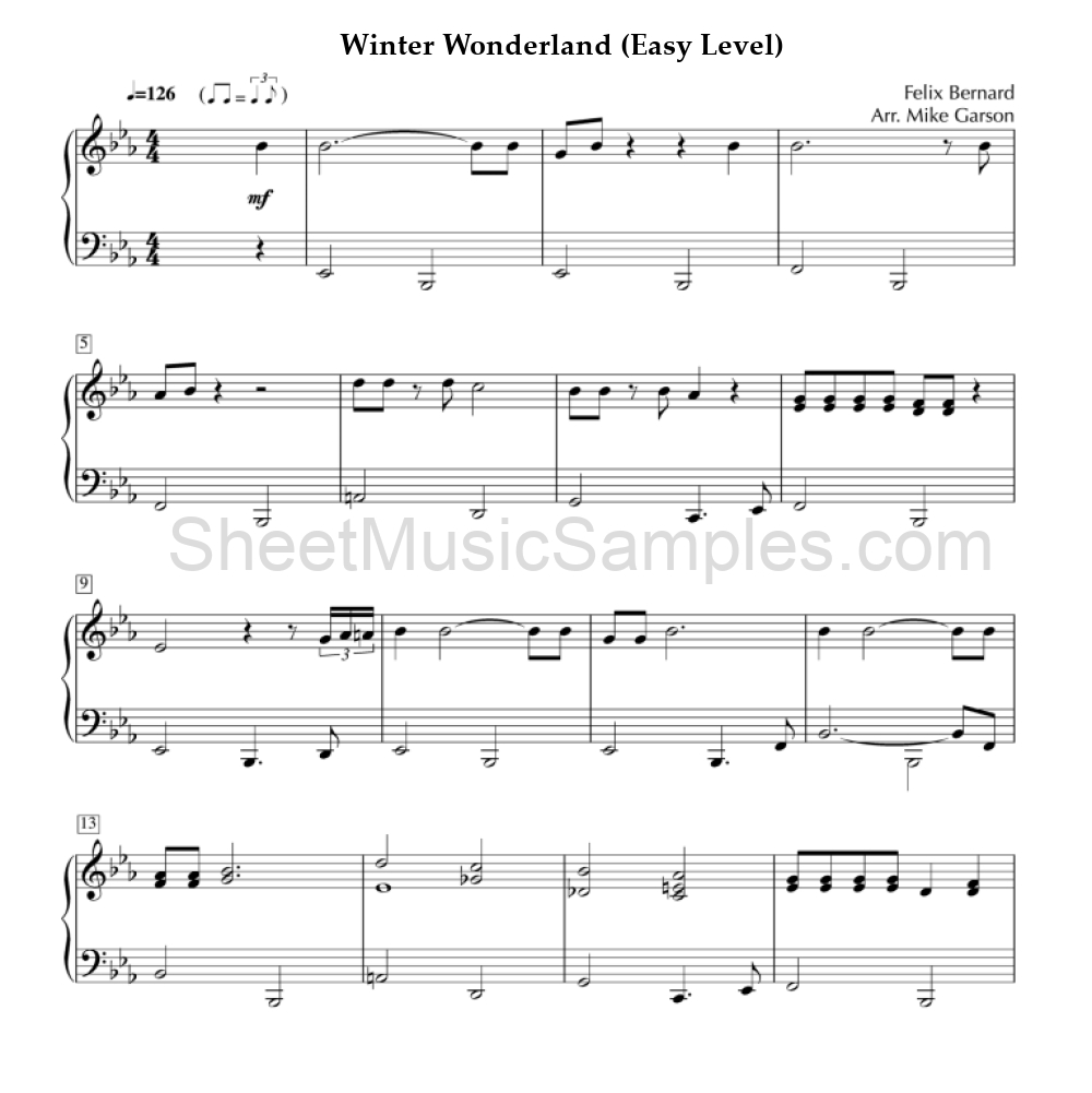 Winter Wonderland (Easy Level)