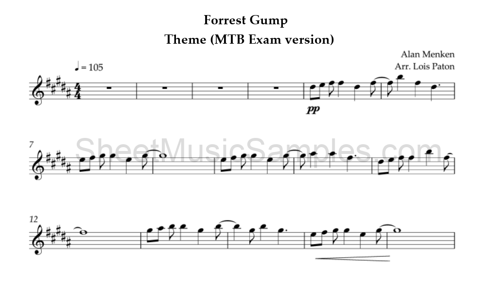 Forrest Gump - Theme (MTB Exam version)