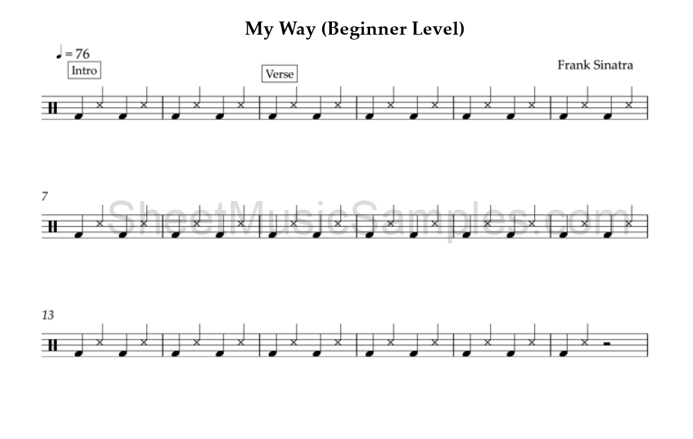 My Way (Beginner Level)