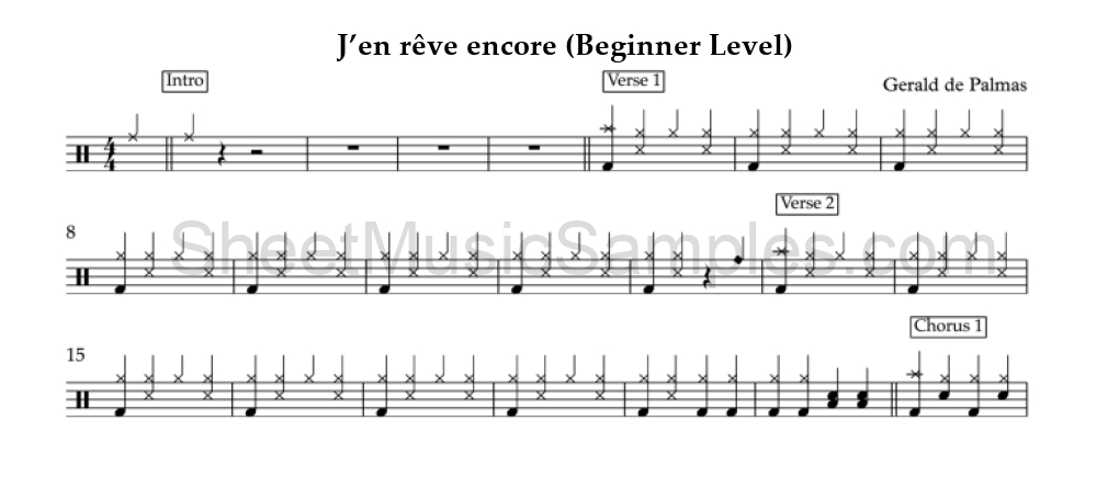 J’en rêve encore (Beginner Level)