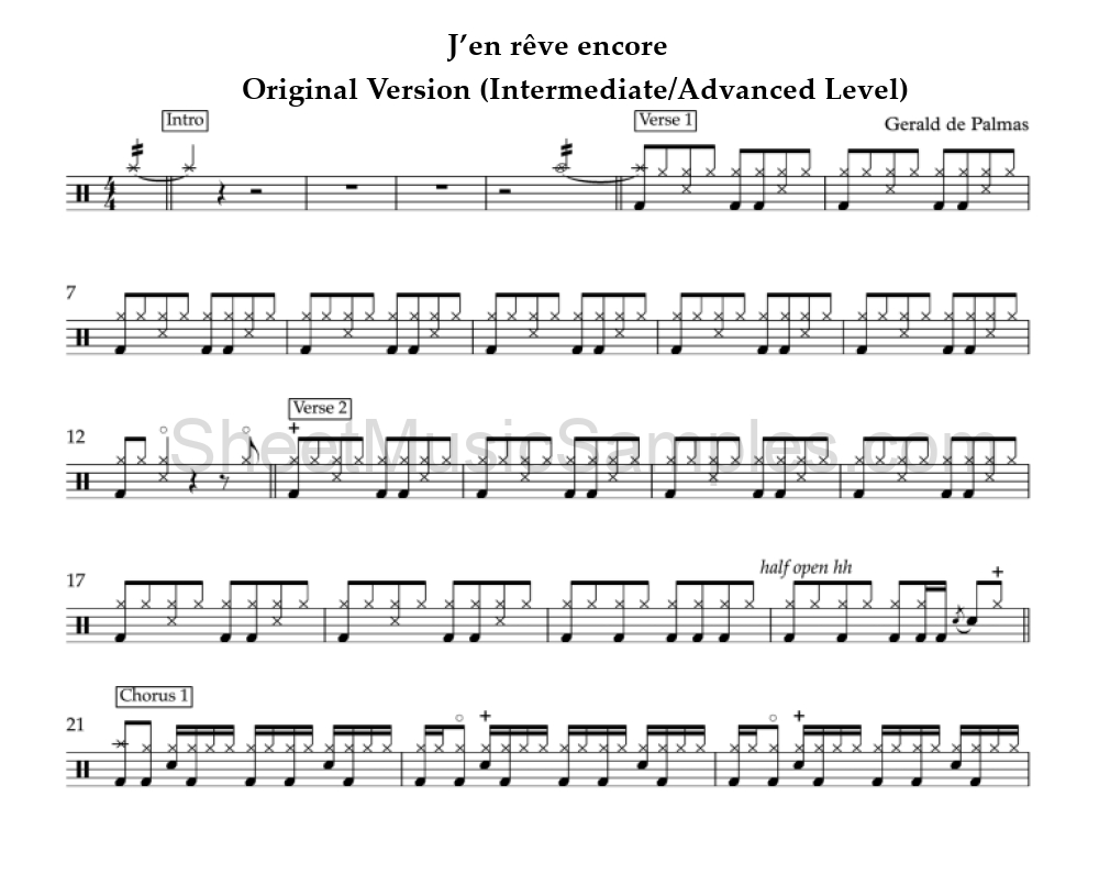 J’en rêve encore - Original Version (Intermediate/Advanced Level)