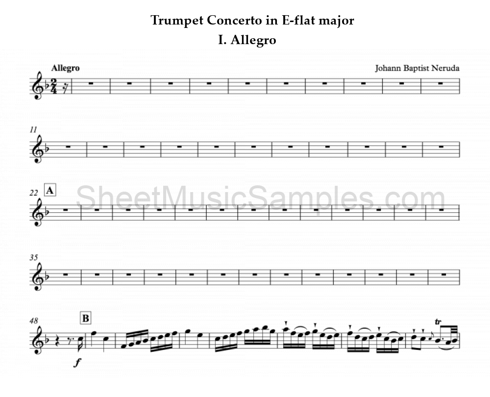 Trumpet Concerto in E-flat major - I. Allegro