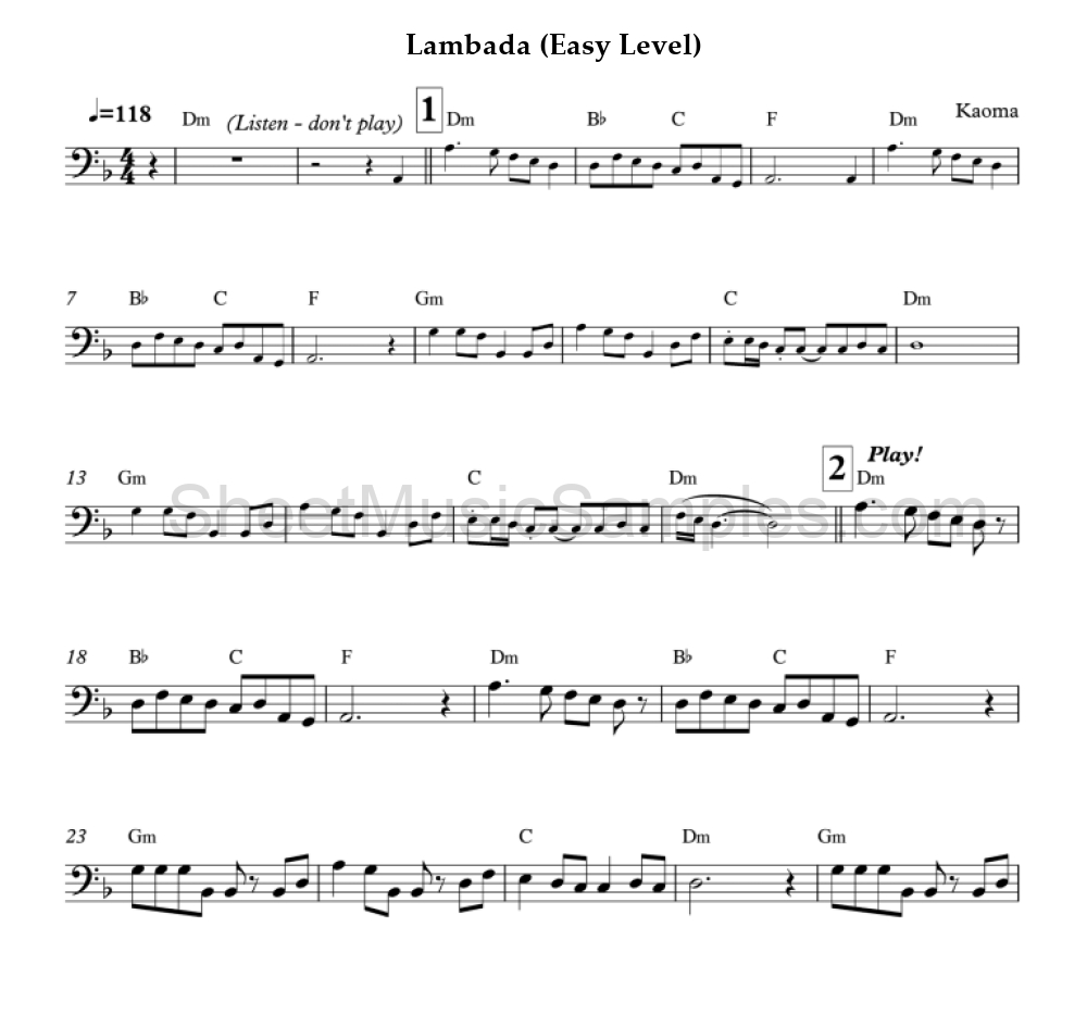 Lambada (Easy Level)