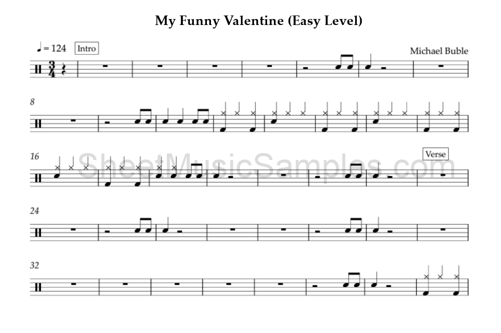 My Funny Valentine (Easy Level)