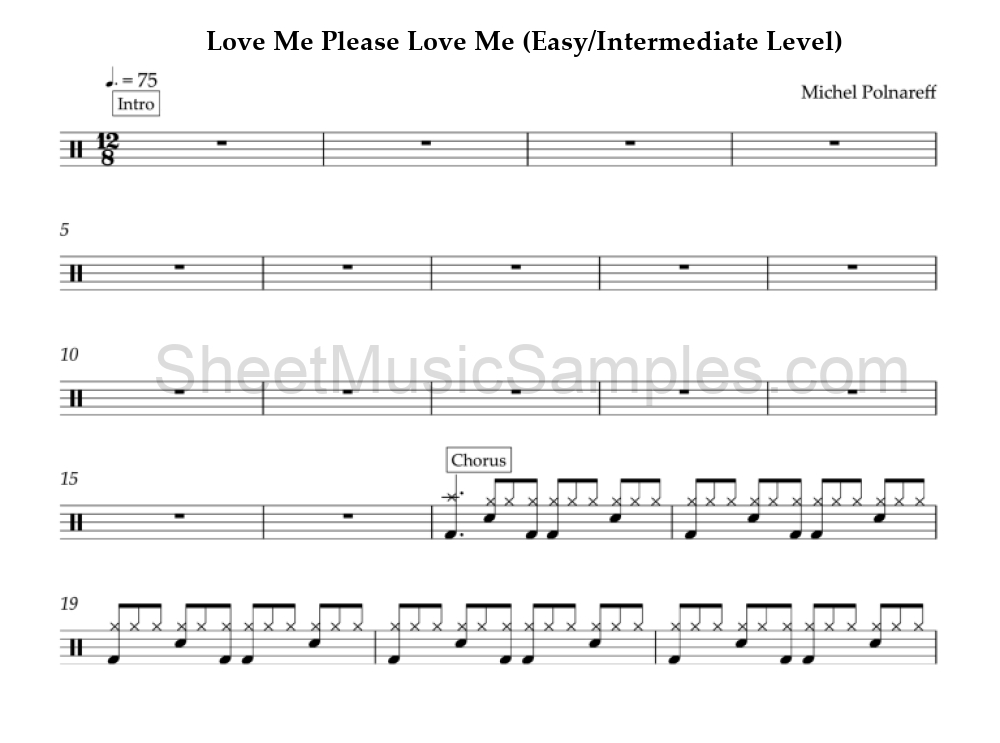 Love Me Please Love Me (Easy/Intermediate Level)