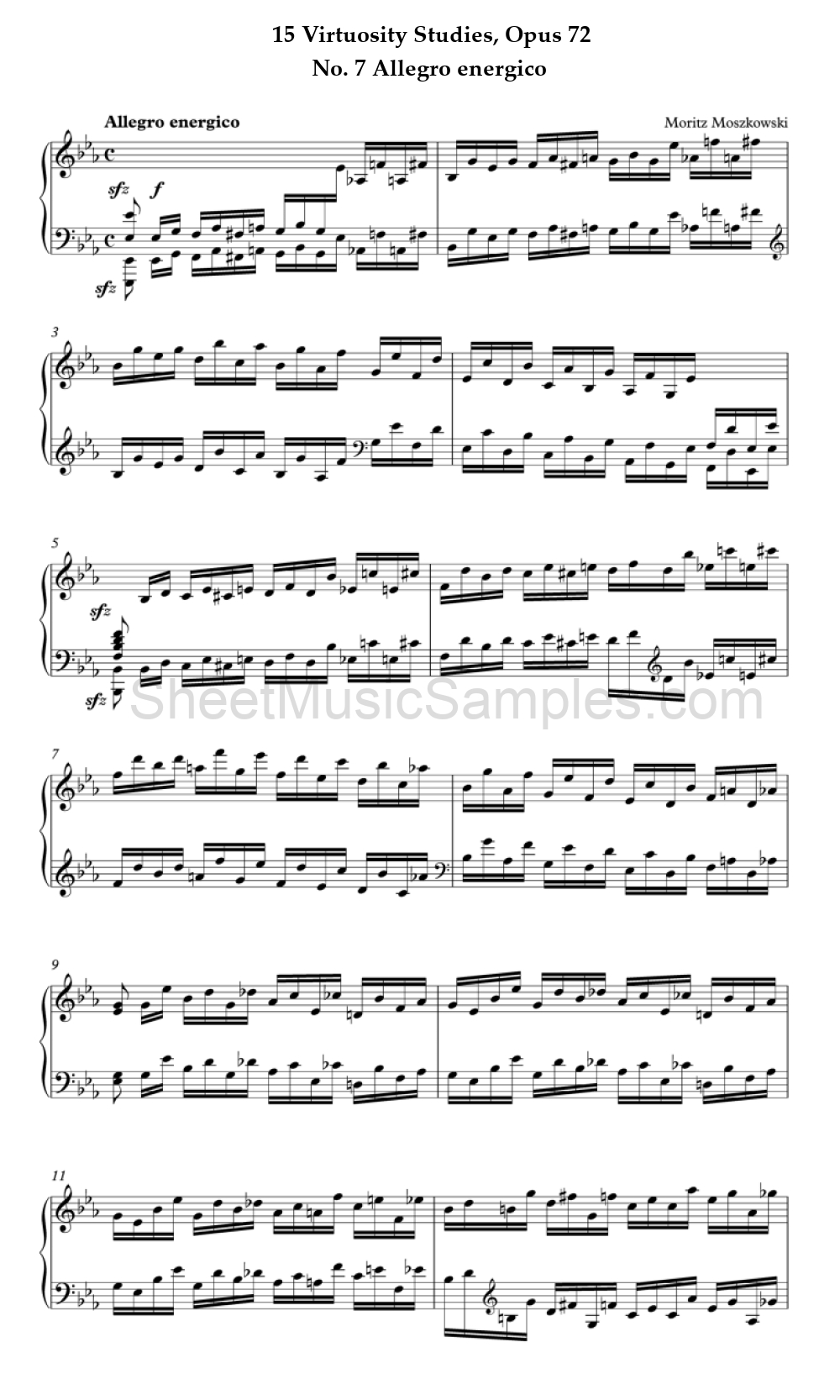 15 Virtuosity Studies, Opus 72 - No. 7 Allegro energico