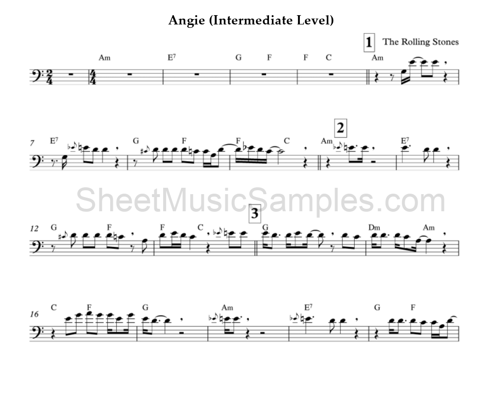 Angie (Intermediate Level)