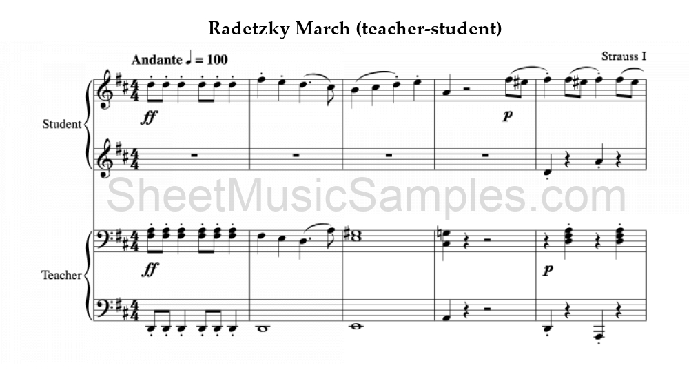 Radetzky March (teacher-student)