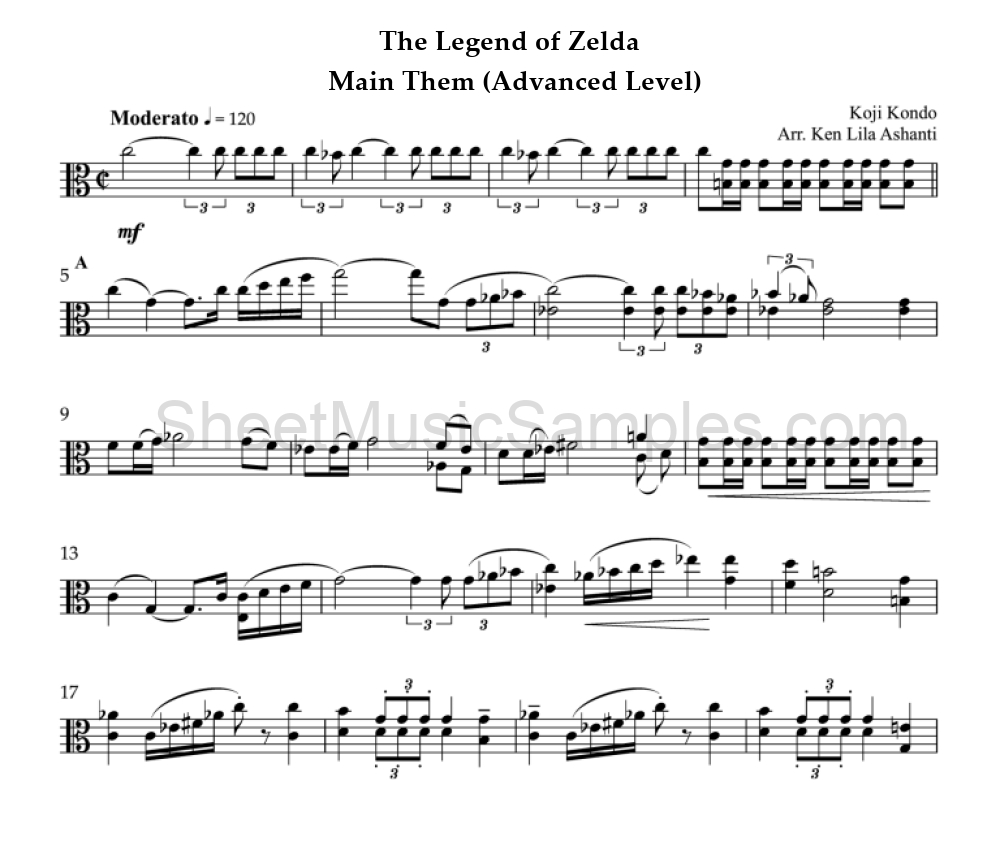 The Legend of Zelda - Main Them (Advanced Level)