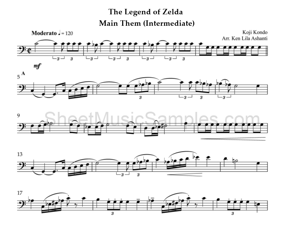 The Legend of Zelda - Main Them (Intermediate)