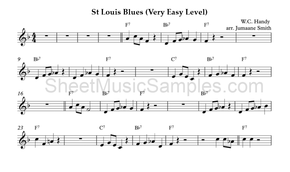 St Louis Blues (Very Easy Level)