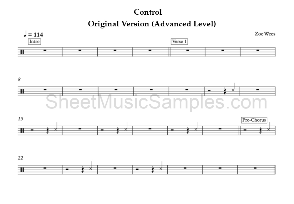 Control - Original Version (Advanced Level)