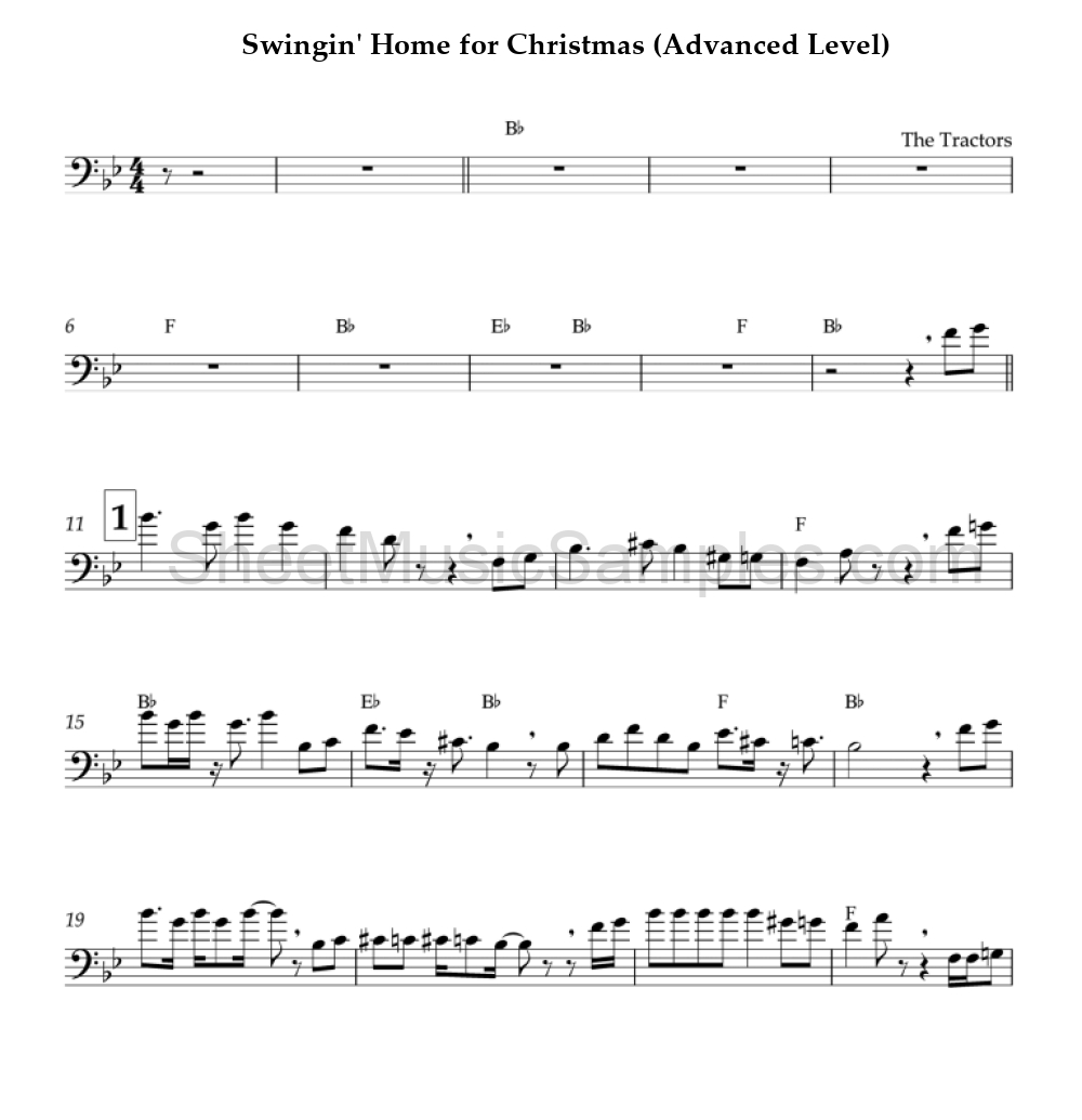 Swingin' Home for Christmas (Advanced Level)