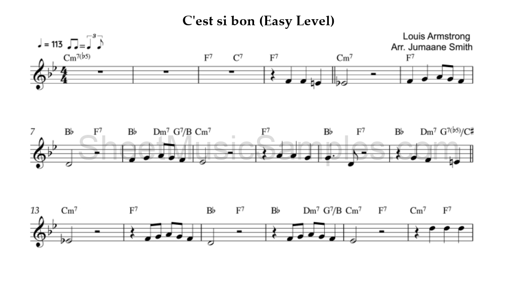 C'est si bon (Easy Level)