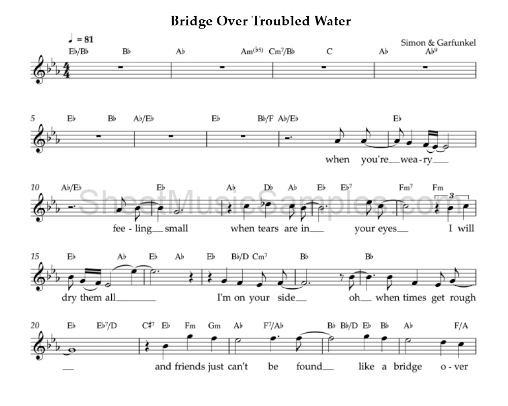 Bridge Over Troubled Water