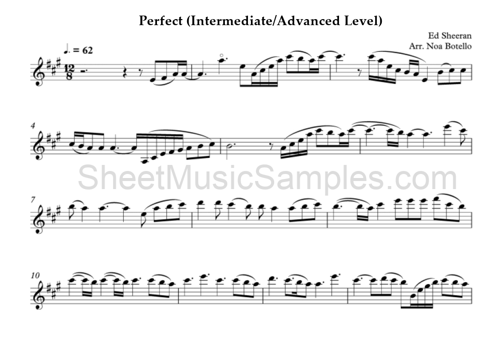 Perfect (Intermediate/Advanced Level)