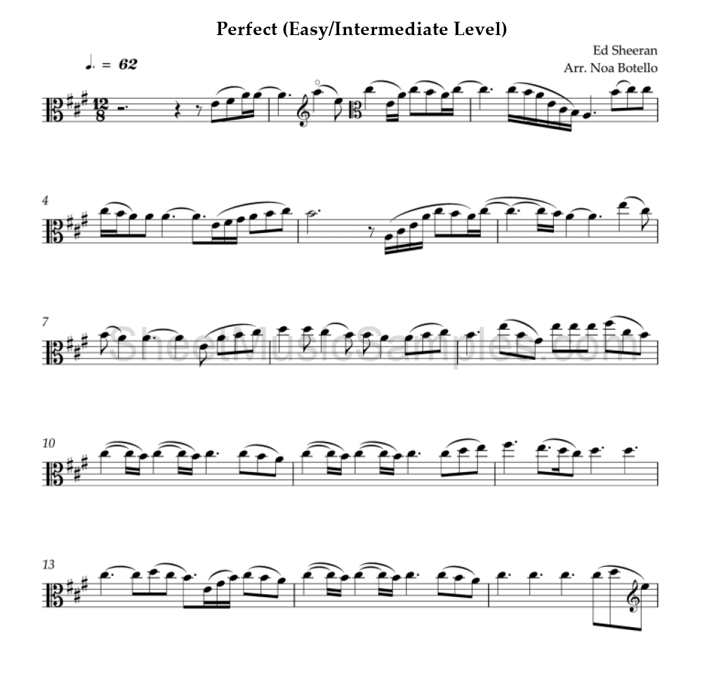 Perfect (Easy/Intermediate Level)