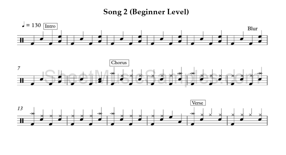 Song 2 (Beginner Level)