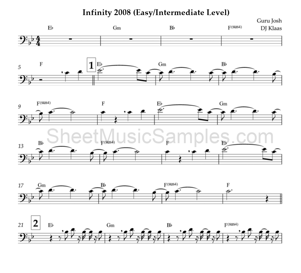 Infinity 2008 (Easy/Intermediate Level)