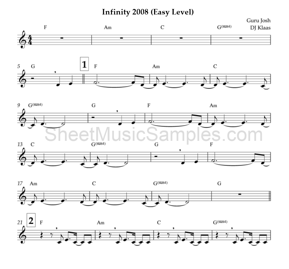 Infinity 2008 (Easy Level)