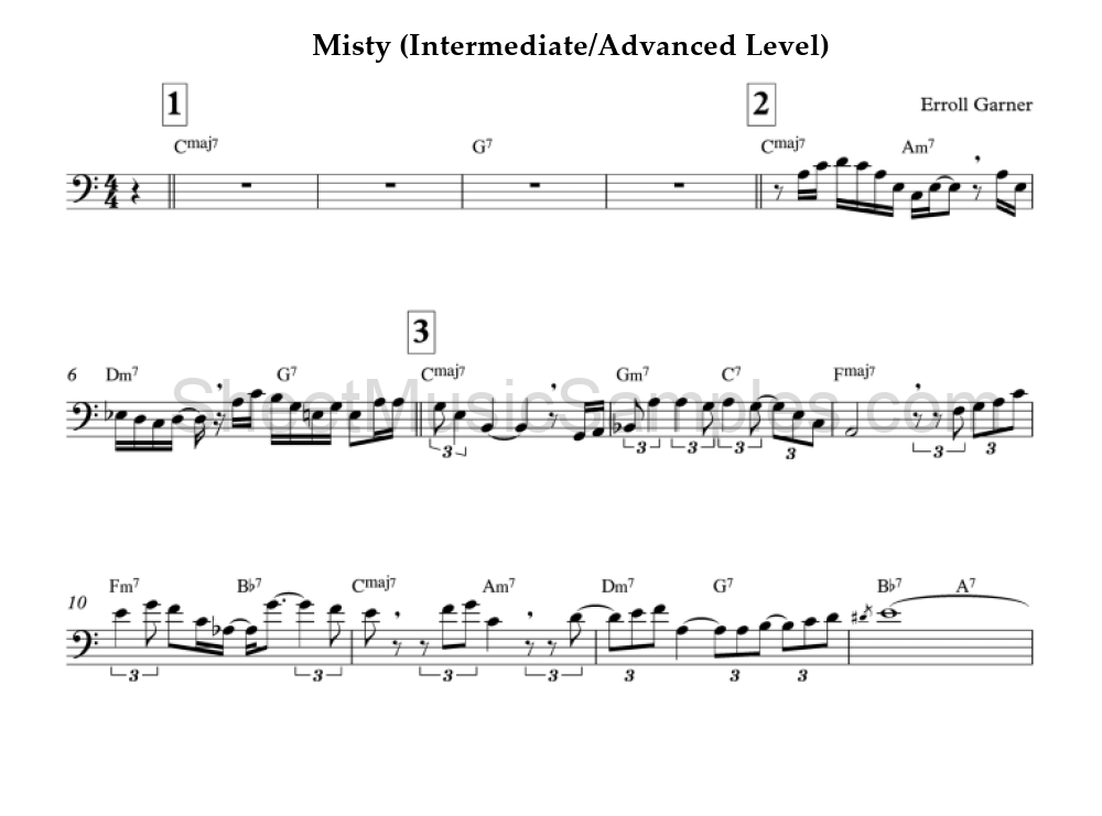 Misty (Intermediate/Advanced Level)