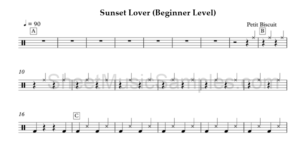 Sunset Lover (Beginner Level)