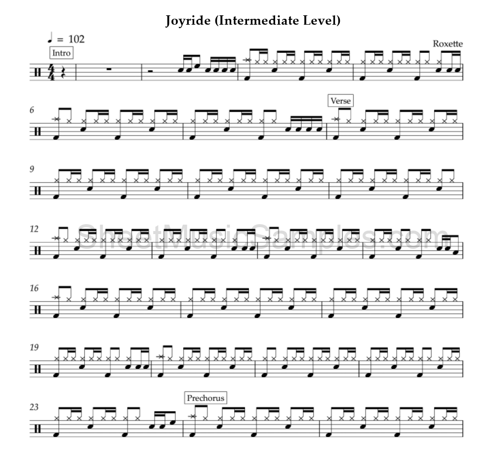 Joyride (Intermediate Level)