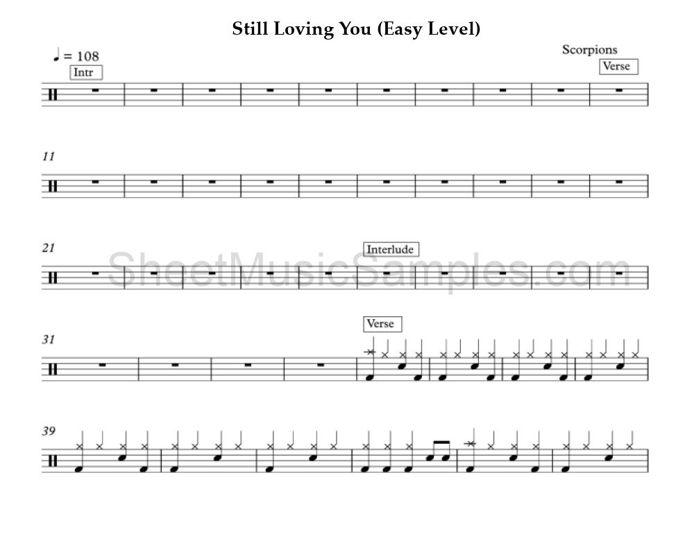 Still Loving You (Easy Level)