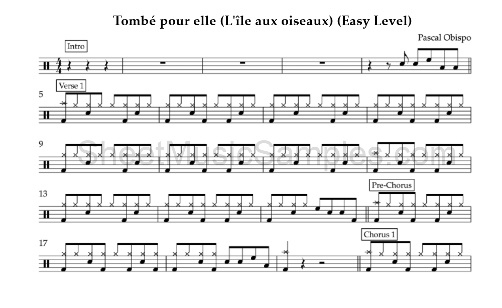 Tombé pour elle (L'île aux oiseaux) (Easy Level)