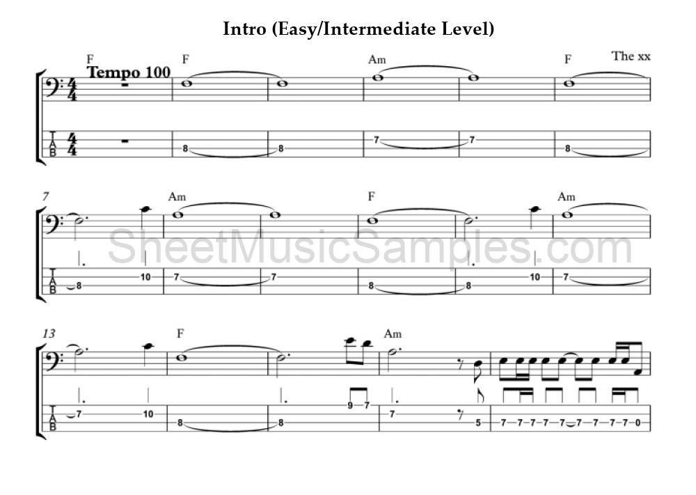 Intro (Easy/Intermediate Level)