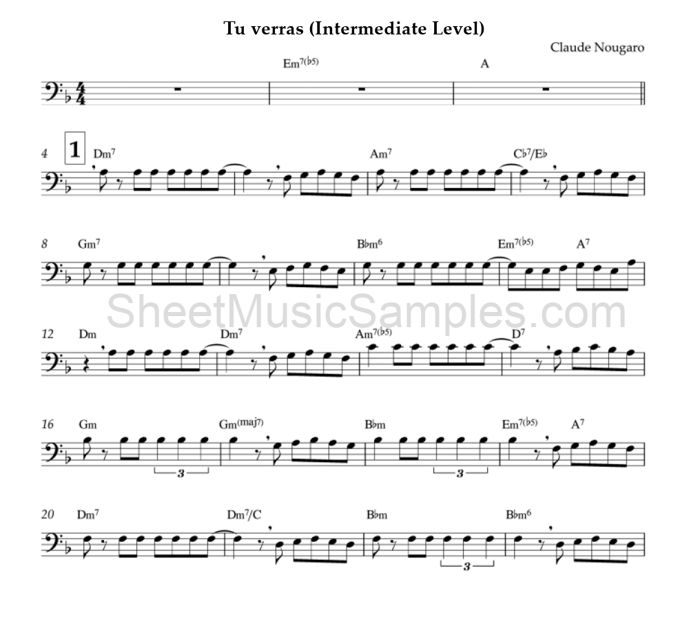 Tu verras (Intermediate Level)