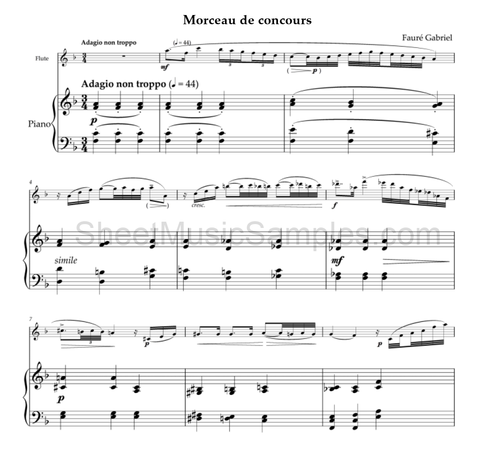 Morceau de concours