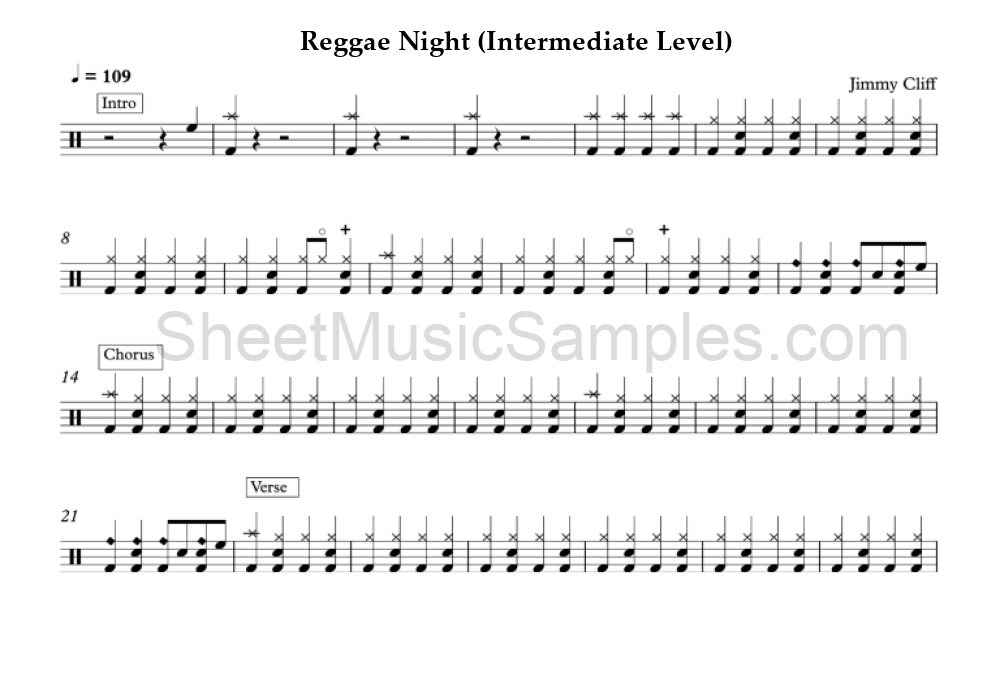 Reggae Night (Intermediate Level)