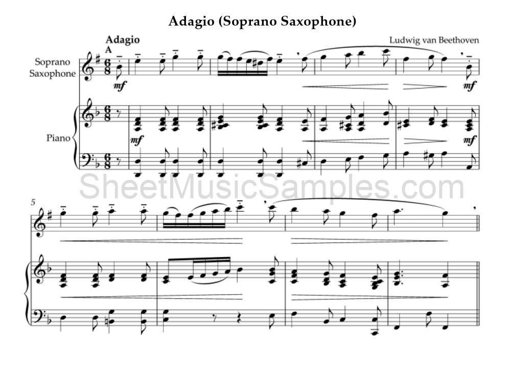 Adagio (Soprano Saxophone)